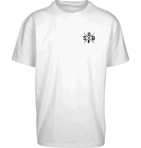 Sons of Battery® - E-MTB Brand & Community Shirt White / S Cross - Oversized ByB E-Bike-Community