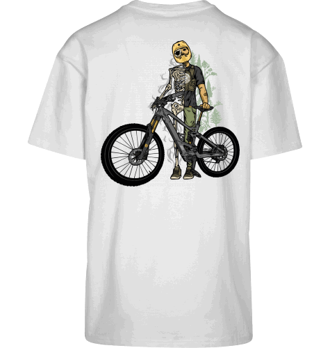 Sons of Battery® - E-MTB Brand & Community Shirt White / XS Shred or Alive - Oversized 2 Seiten Byb E-Bike-Community