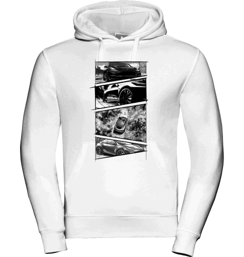 Sons of Battery® - E-MTB Brand & Community Shirt White / XS Tesla Storyboard Hoodie E-Bike-Community