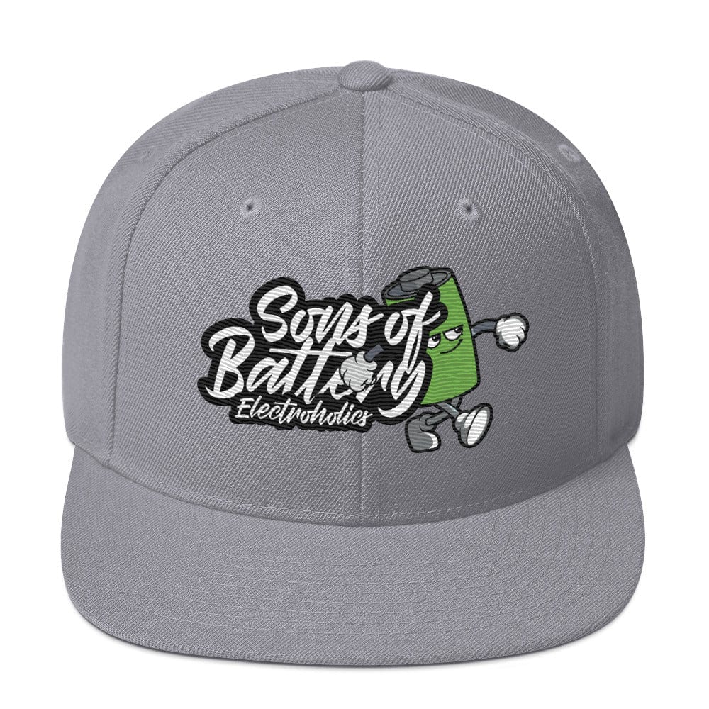 Sons of Battery® - E-MTB Brand & Community Silber Batt Boy for Life - Snapback-Cap E-Bike-Community