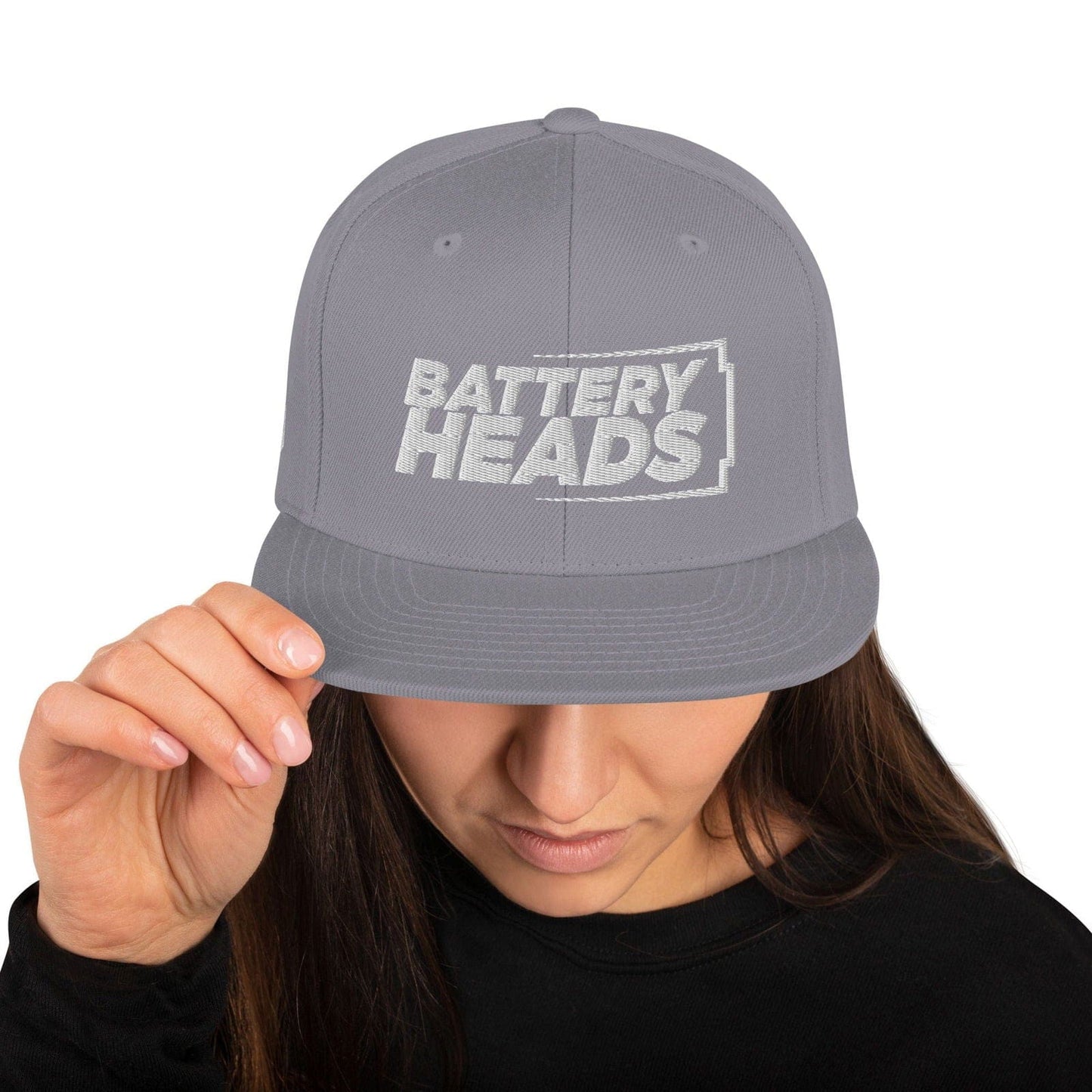 Sons of Battery® - E-MTB Brand & Community Silber Battery Heads - Snapback-Cap E-Bike-Community