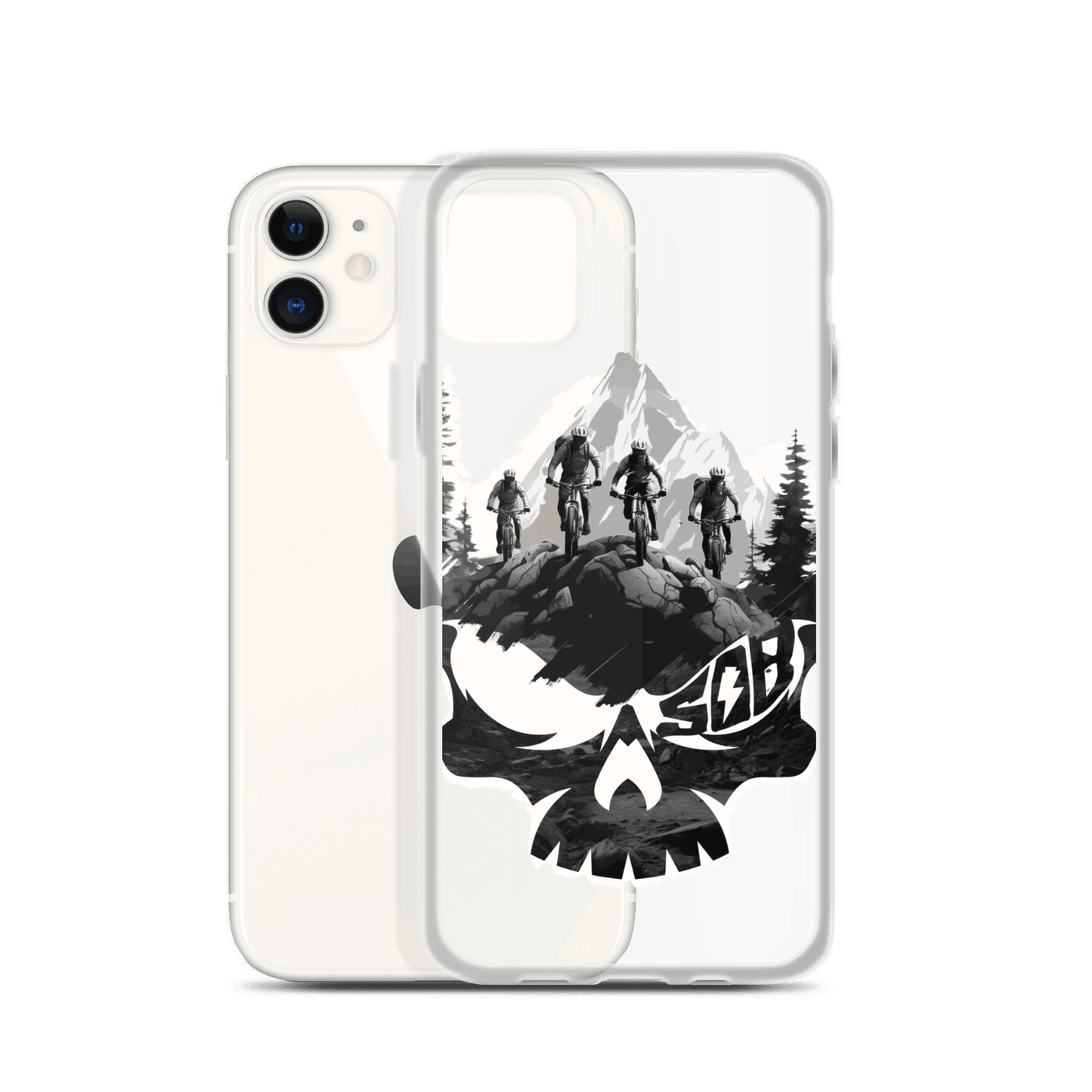 Sons of Battery® - E-MTB Brand & Community Skullgang Rider iPhone-Hülle E-Bike-Community