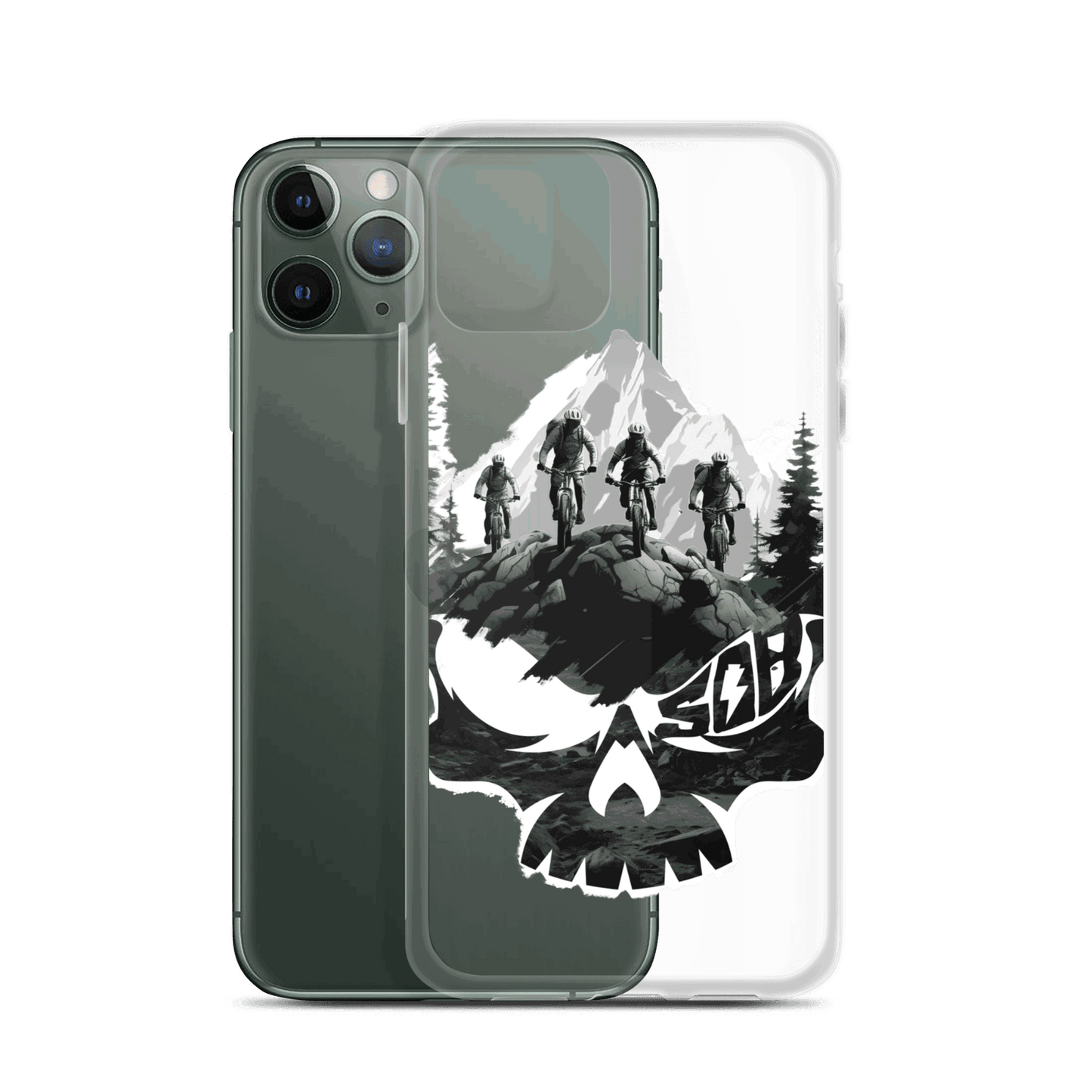 Sons of Battery® - E-MTB Brand & Community Skullgang Rider iPhone-Hülle E-Bike-Community