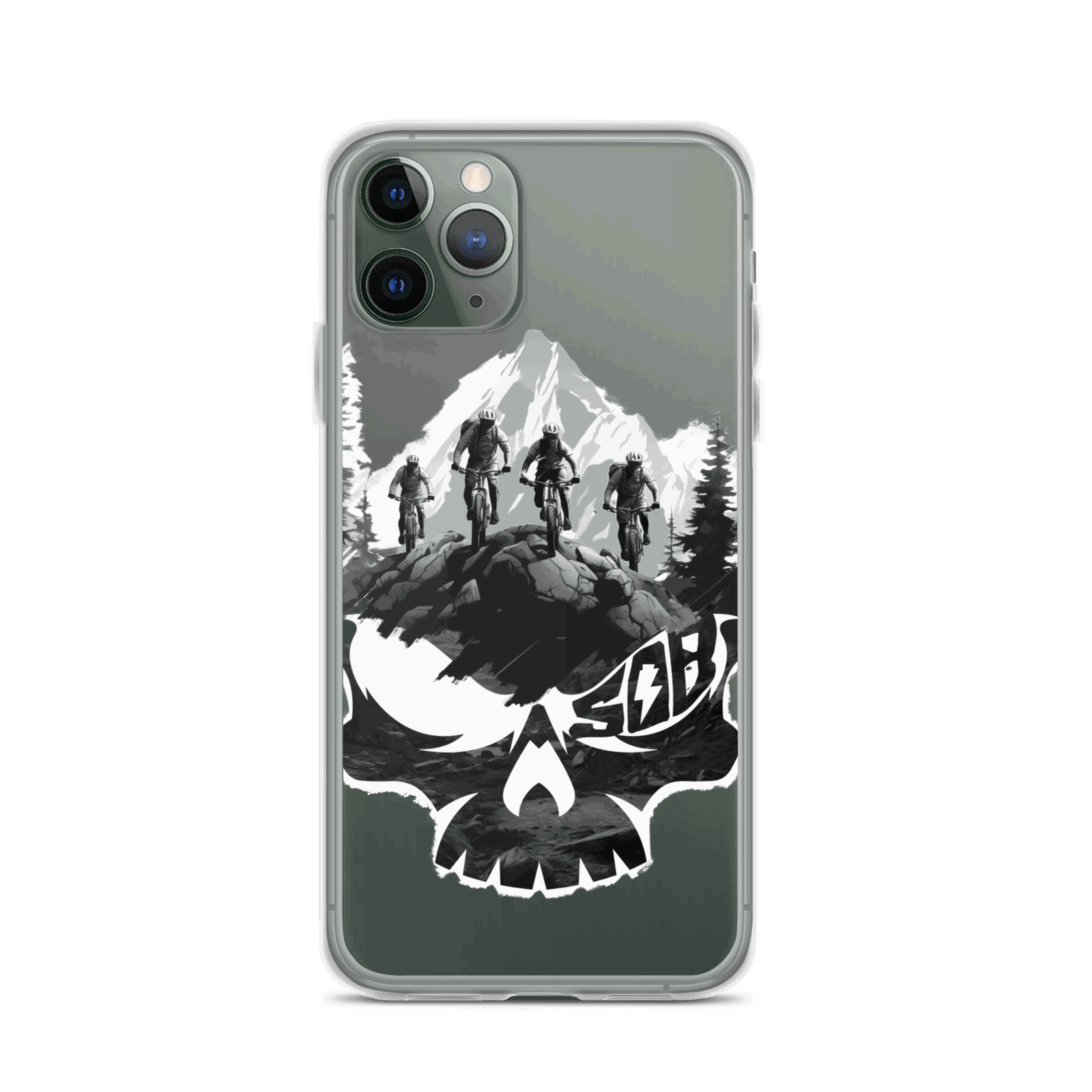 Sons of Battery® - E-MTB Brand & Community Skullgang Rider iPhone-Hülle E-Bike-Community