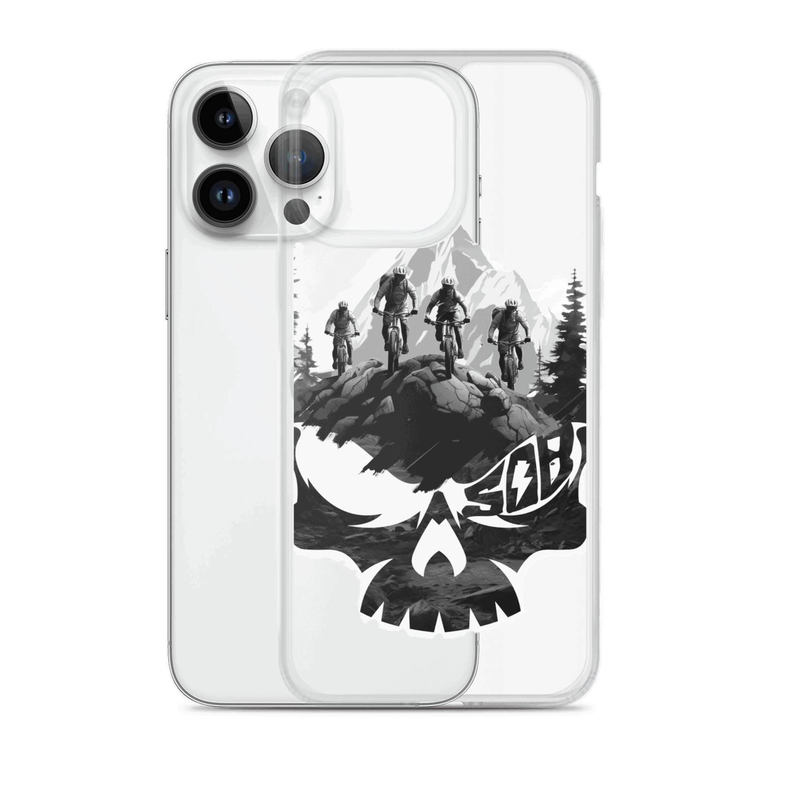 Sons of Battery® - E-MTB Brand & Community Skullgang Rider iPhone-Hülle E-Bike-Community