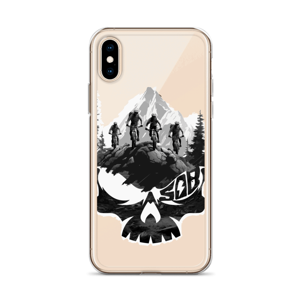 Sons of Battery® - E-MTB Brand & Community Skullgang Rider iPhone-Hülle E-Bike-Community