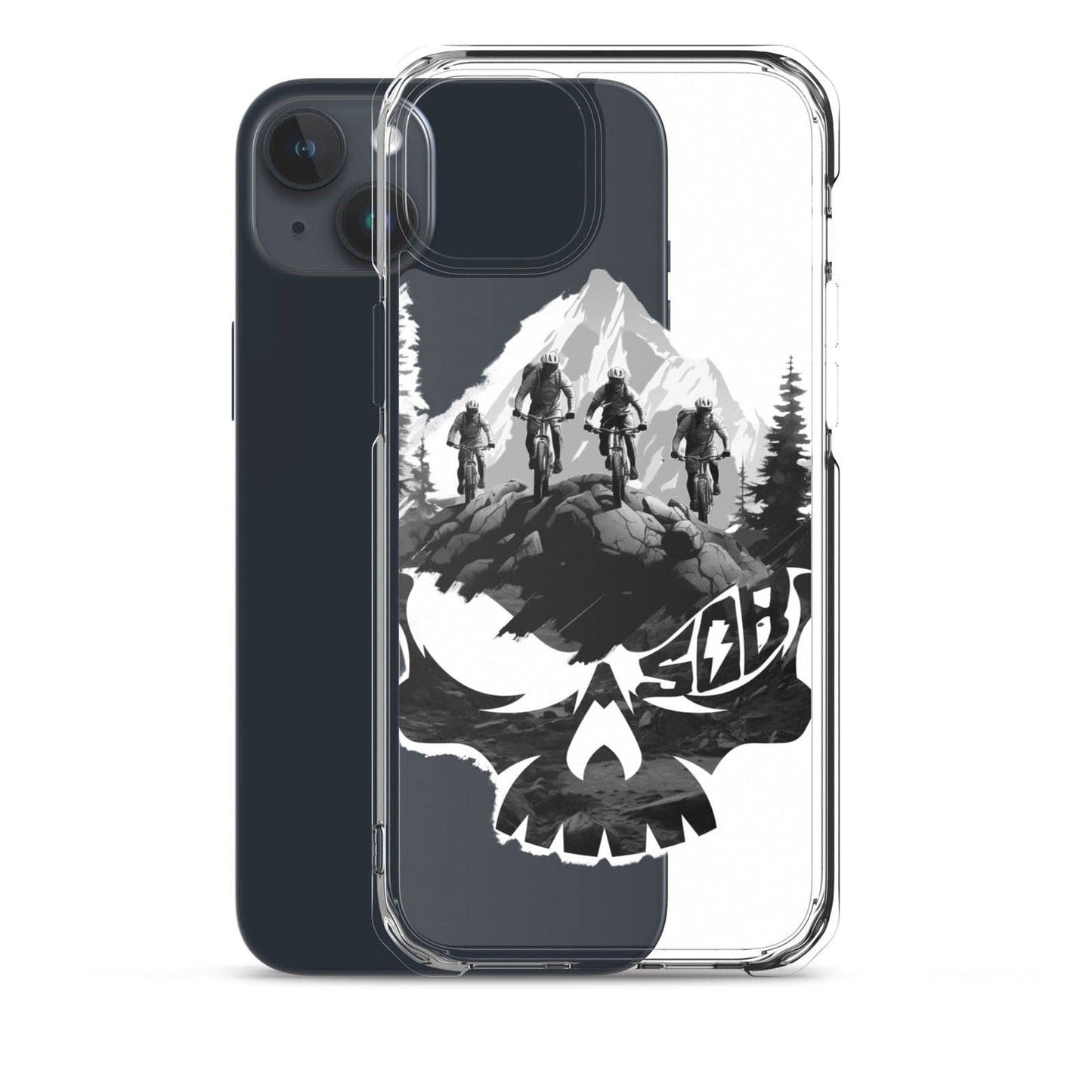 Sons of Battery® - E-MTB Brand & Community Skullgang Rider iPhone-Hülle E-Bike-Community