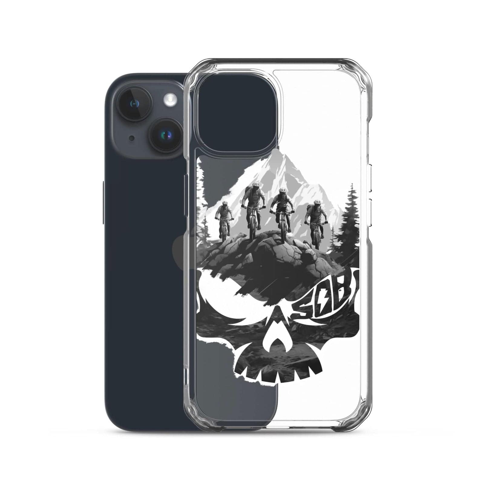 Sons of Battery® - E-MTB Brand & Community Skullgang Rider iPhone-Hülle E-Bike-Community