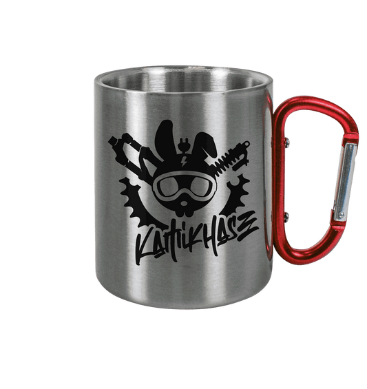 Sons of Battery® - E-MTB Brand & Community Trinkgefäße Silber Metallic / 330ml Kamikhase - Tasse - Edelstahl Tasse E-Bike-Community