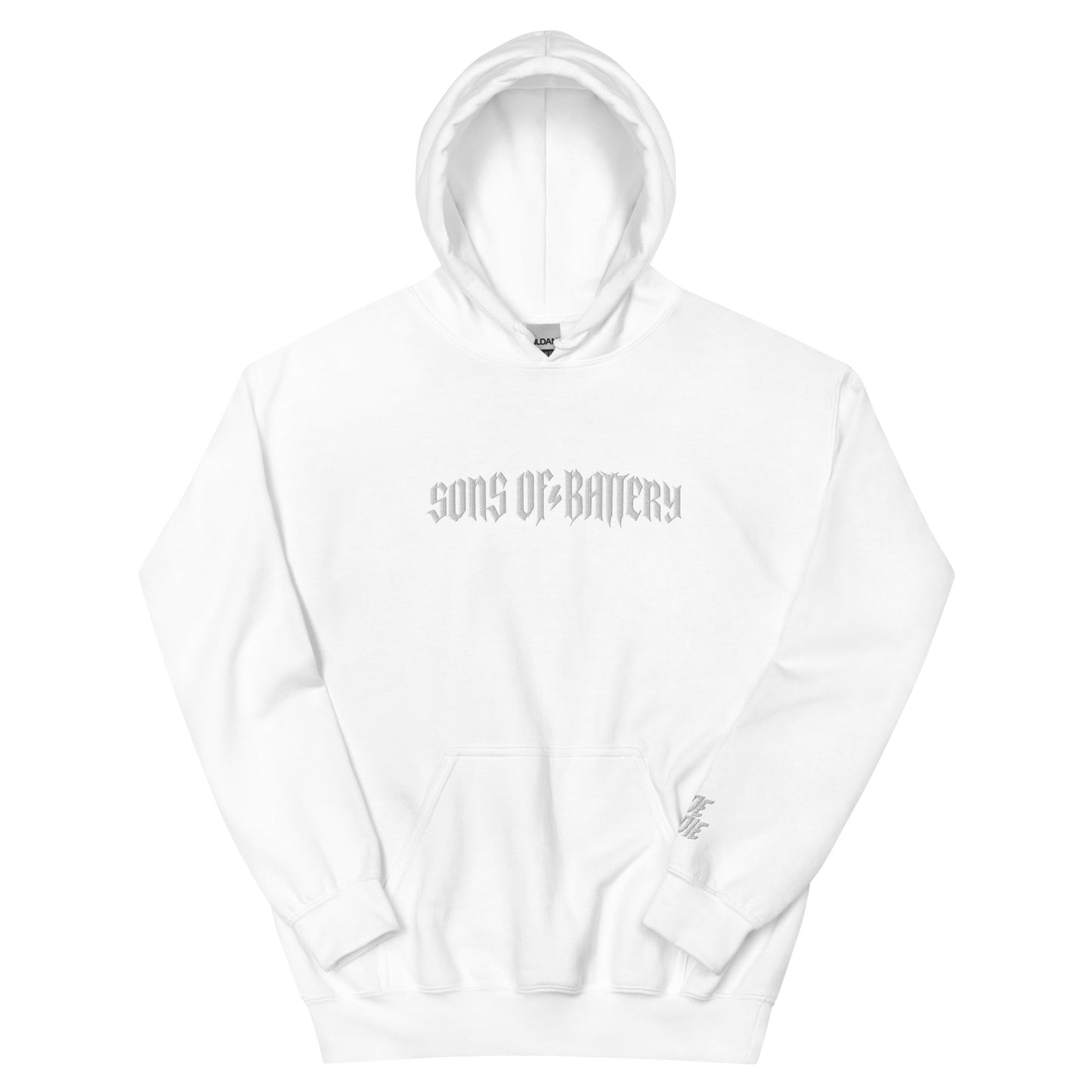 Sons of Battery® - E-MTB Brand & Community Weiß / S Rough Stick Unisex-Kapuzenpullover E-Bike-Community