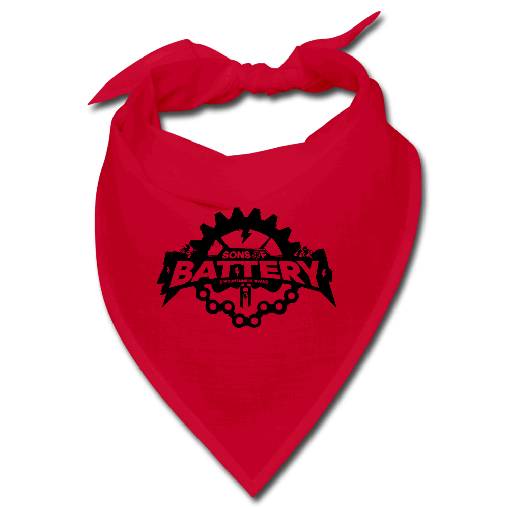 SPOD Bandana Rot Rough Skull Bandana E-Bike-Community