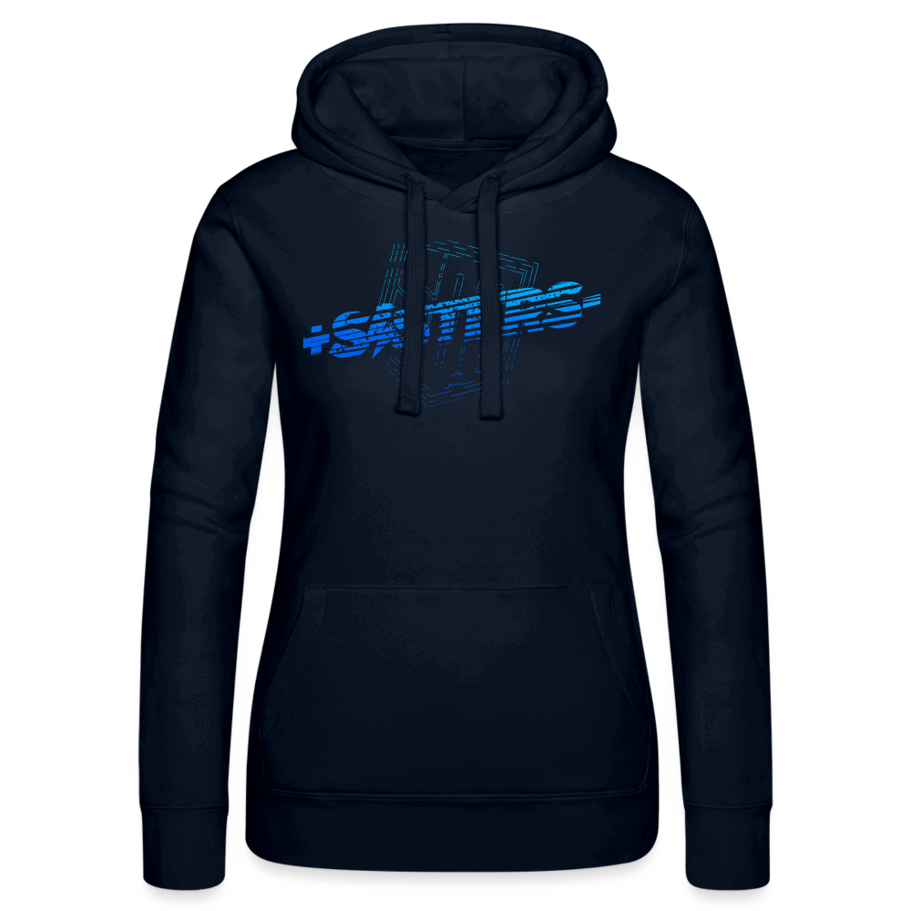 SPOD Frauen Kapuzen Sweater von Russell Navy / XS Sisters Blue - Kapuzen Sweater von Russell E-Bike-Community