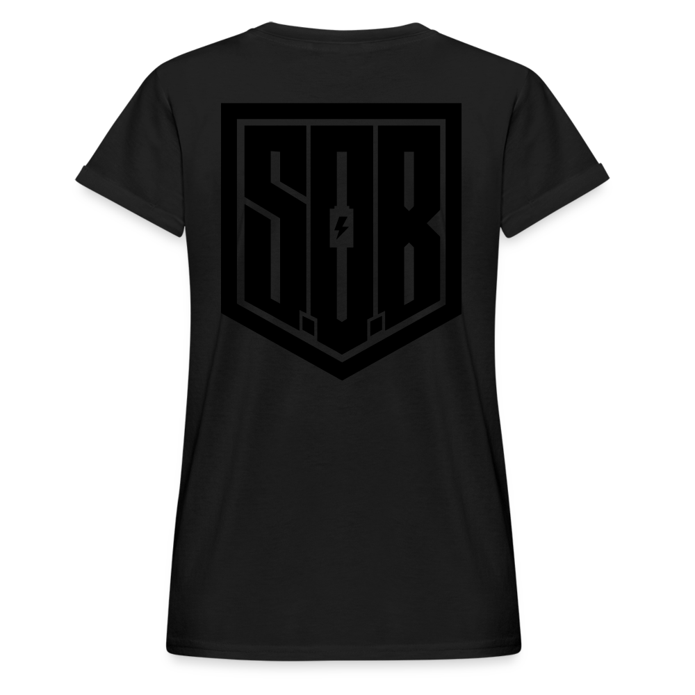 SPOD Frauen Oversize T-Shirt Schwarz / S Women's Oversize T-Shirt E-Bike-Community