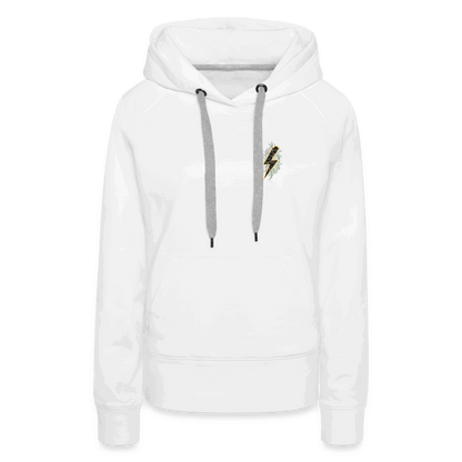 SPOD Frauen Premium Hoodie 2 Seiten - Shred or Alive - Crew - Frauen Premium Hoodie E-Bike-Community