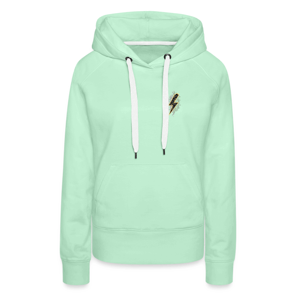 SPOD Frauen Premium Hoodie 2 Seiten - Shred or Alive - Crew - Frauen Premium Hoodie E-Bike-Community