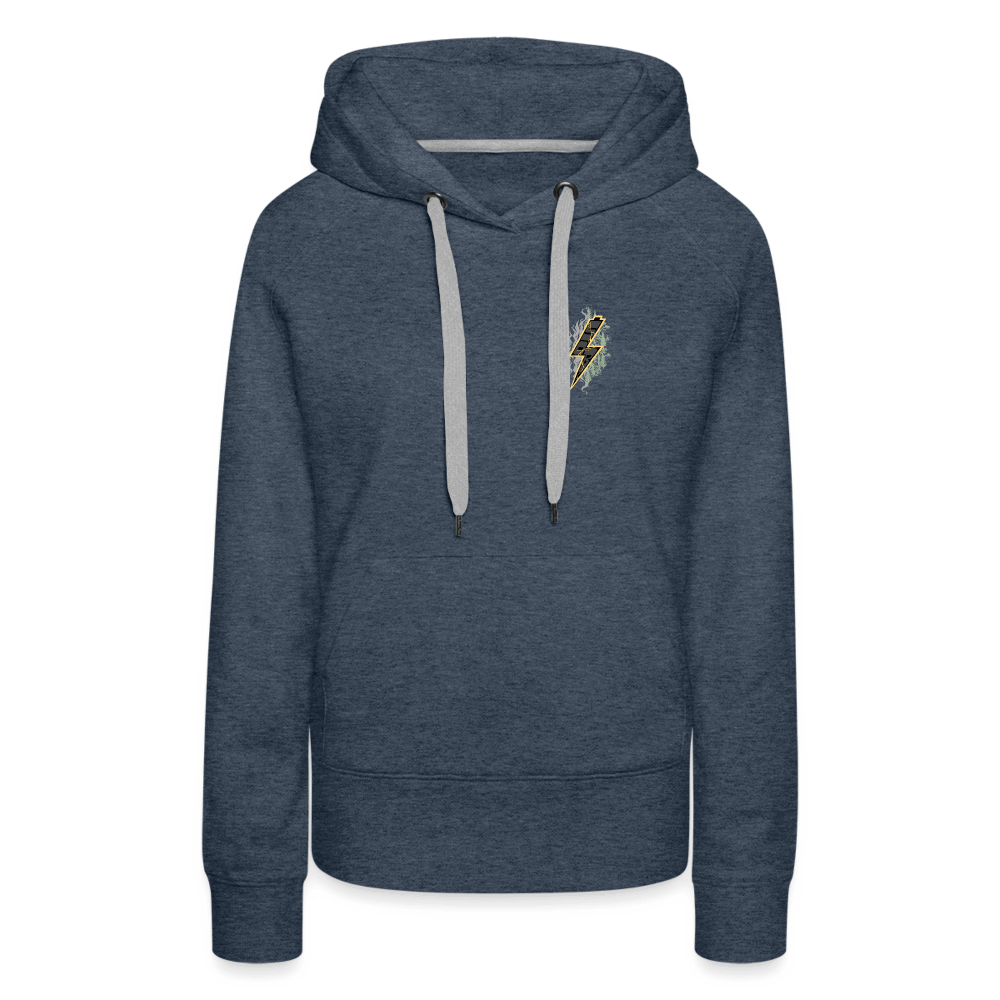 SPOD Frauen Premium Hoodie 2 Seiten - Shred or Alive - Crew - Frauen Premium Hoodie E-Bike-Community