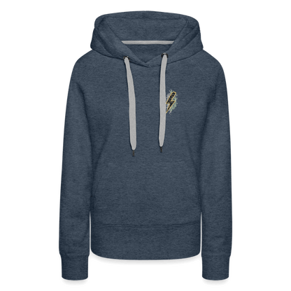 SPOD Frauen Premium Hoodie 2 Seiten - Shred or Alive - Crew - Frauen Premium Hoodie E-Bike-Community