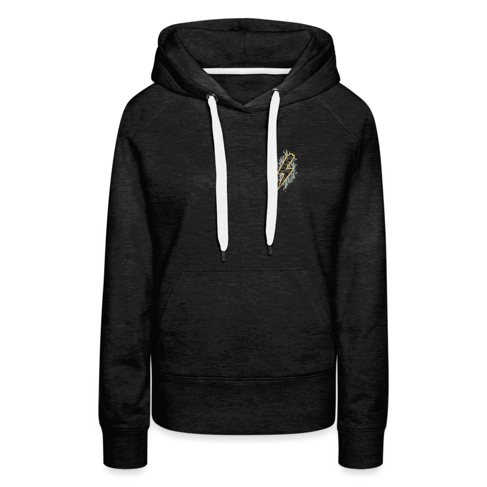 SPOD Frauen Premium Hoodie 2 Seiten - Shred or Alive - Crew - Frauen Premium Hoodie E-Bike-Community