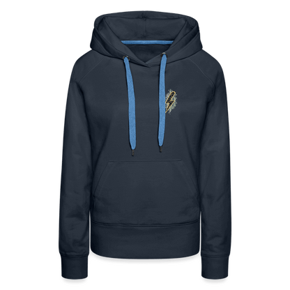 SPOD Frauen Premium Hoodie 2 Seiten - Shred or Alive - Crew - Frauen Premium Hoodie E-Bike-Community