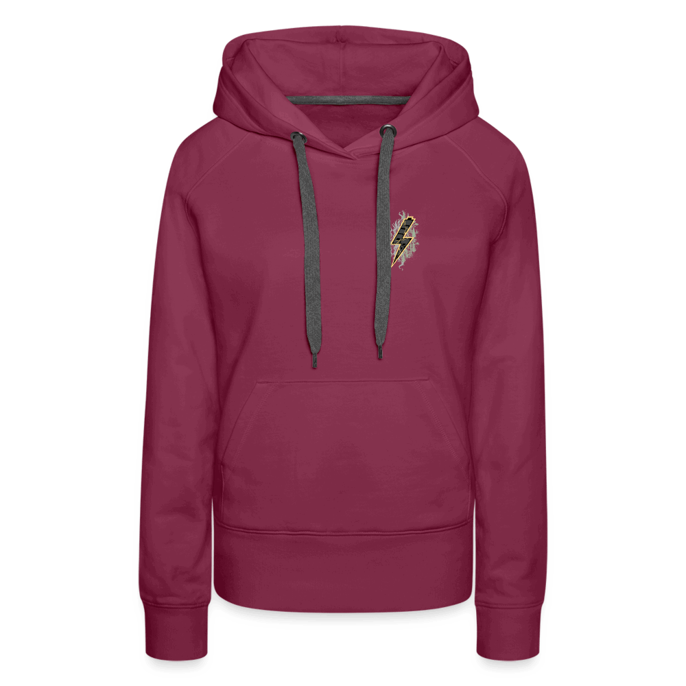 SPOD Frauen Premium Hoodie 2 Seiten - Shred or Alive - Crew - Frauen Premium Hoodie E-Bike-Community