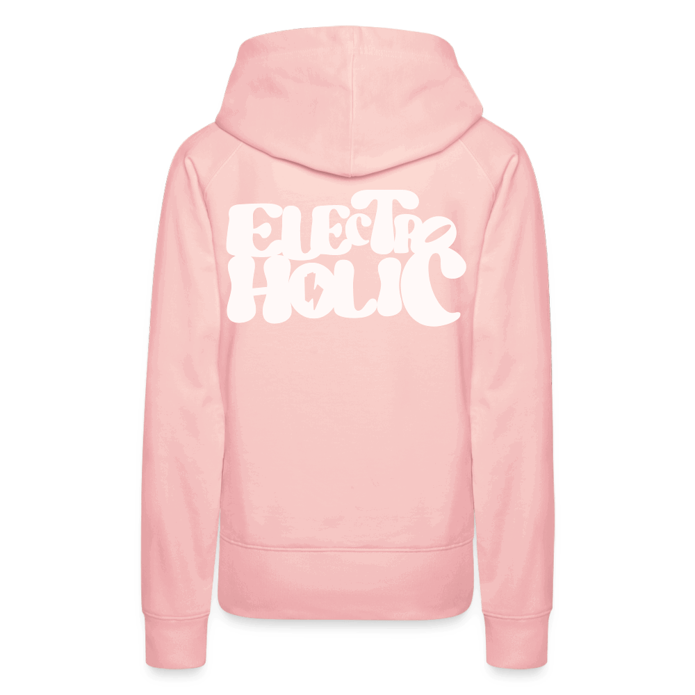 SPOD Frauen Premium Hoodie 60s Electroholic - Flock - Frauen Premium Hoodie E-Bike-Community