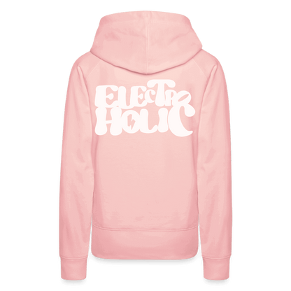 SPOD Frauen Premium Hoodie 60s Electroholic - Flock - Frauen Premium Hoodie E-Bike-Community