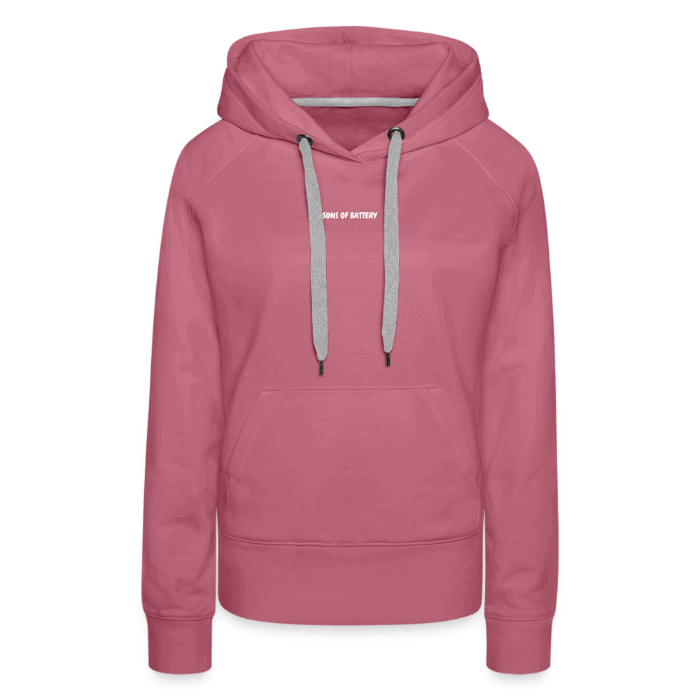 SPOD Frauen Premium Hoodie 60s Electroholic - Flock - Frauen Premium Hoodie E-Bike-Community