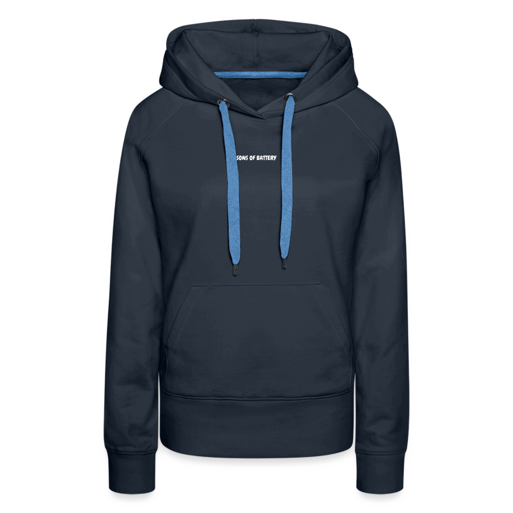 SPOD Frauen Premium Hoodie 60s Electroholic - Flock - Frauen Premium Hoodie E-Bike-Community