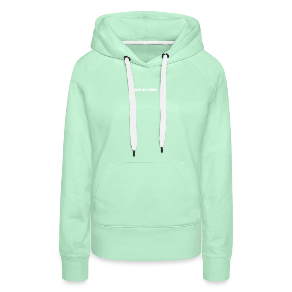 SPOD Frauen Premium Hoodie 60s Electroholic - Flock - Frauen Premium Hoodie E-Bike-Community