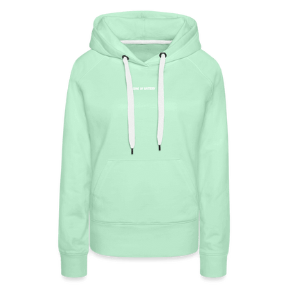 SPOD Frauen Premium Hoodie 60s Electroholic - Flock - Frauen Premium Hoodie E-Bike-Community