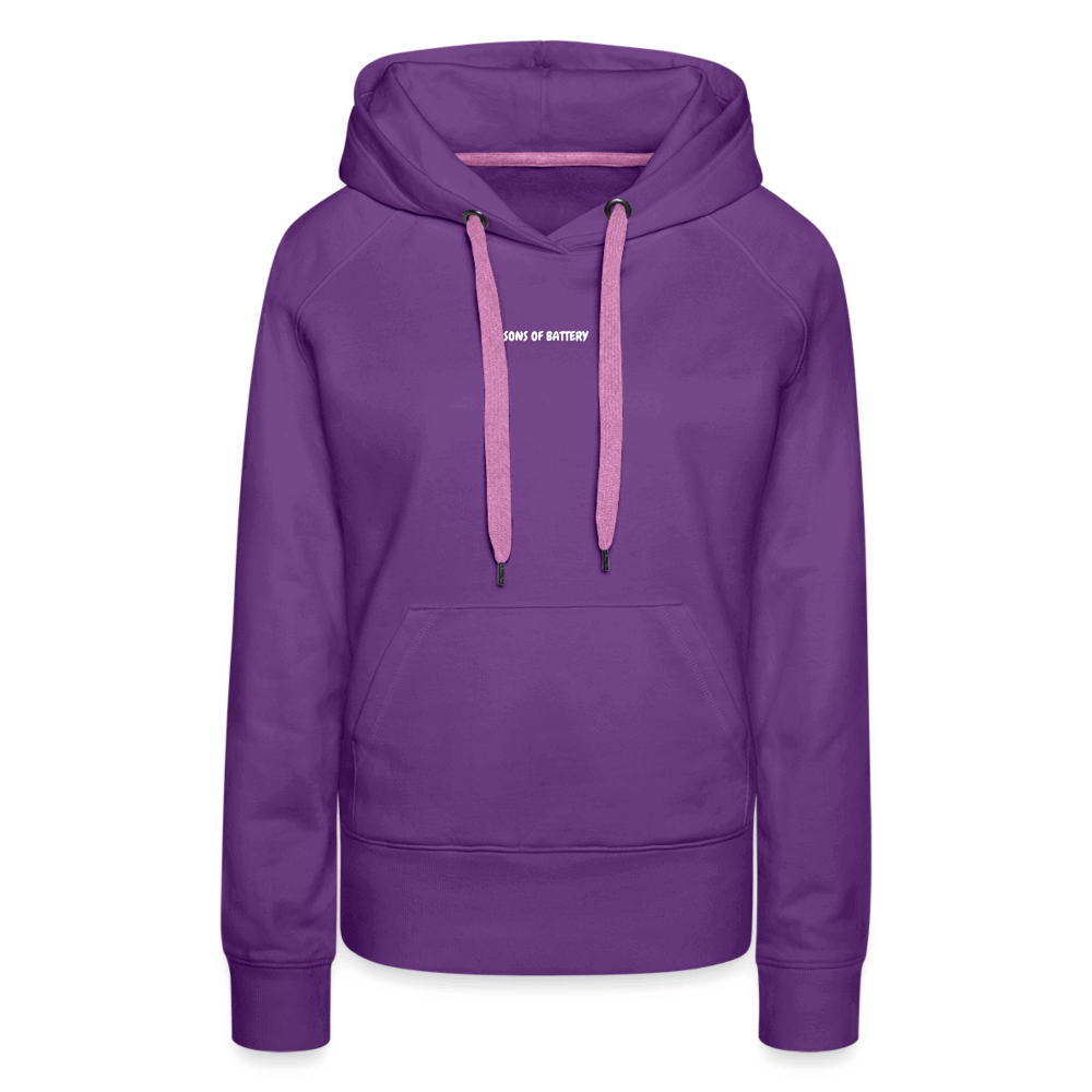 SPOD Frauen Premium Hoodie 60s Electroholic - Flock - Frauen Premium Hoodie E-Bike-Community