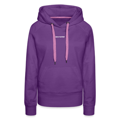 SPOD Frauen Premium Hoodie 60s Electroholic - Flock - Frauen Premium Hoodie E-Bike-Community