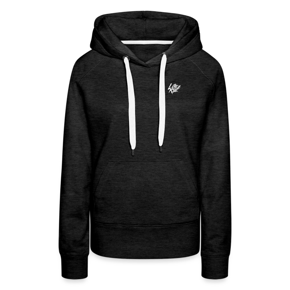 SPOD Frauen Premium Hoodie Anthrazit / S Love 2 Ride - Frauen Premium Hoodie E-Bike-Community