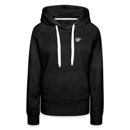 SPOD Frauen Premium Hoodie Anthrazit / S Love 2 Ride - Frauen Premium Hoodie E-Bike-Community