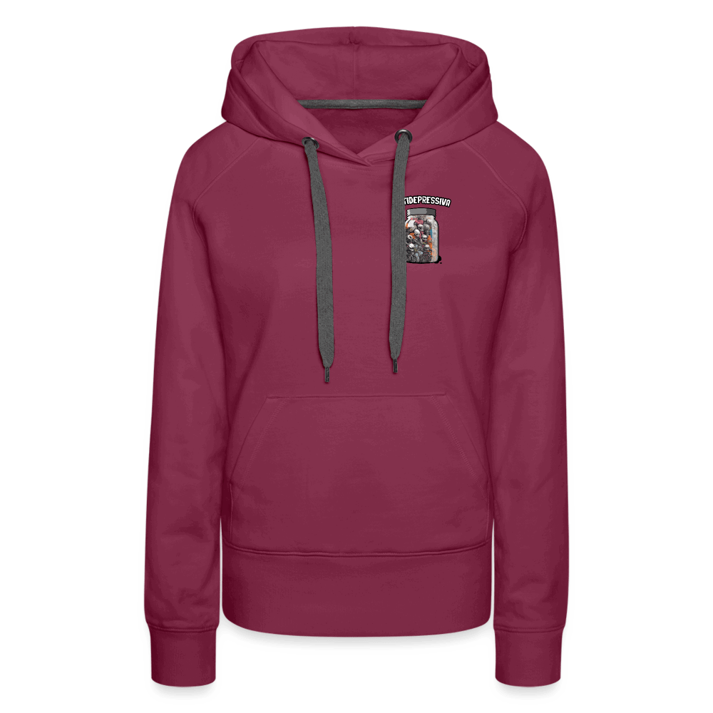 SPOD Frauen Premium Hoodie Bordeaux / S Antidepressiva - Frauen Premium Hoodie E-Bike-Community