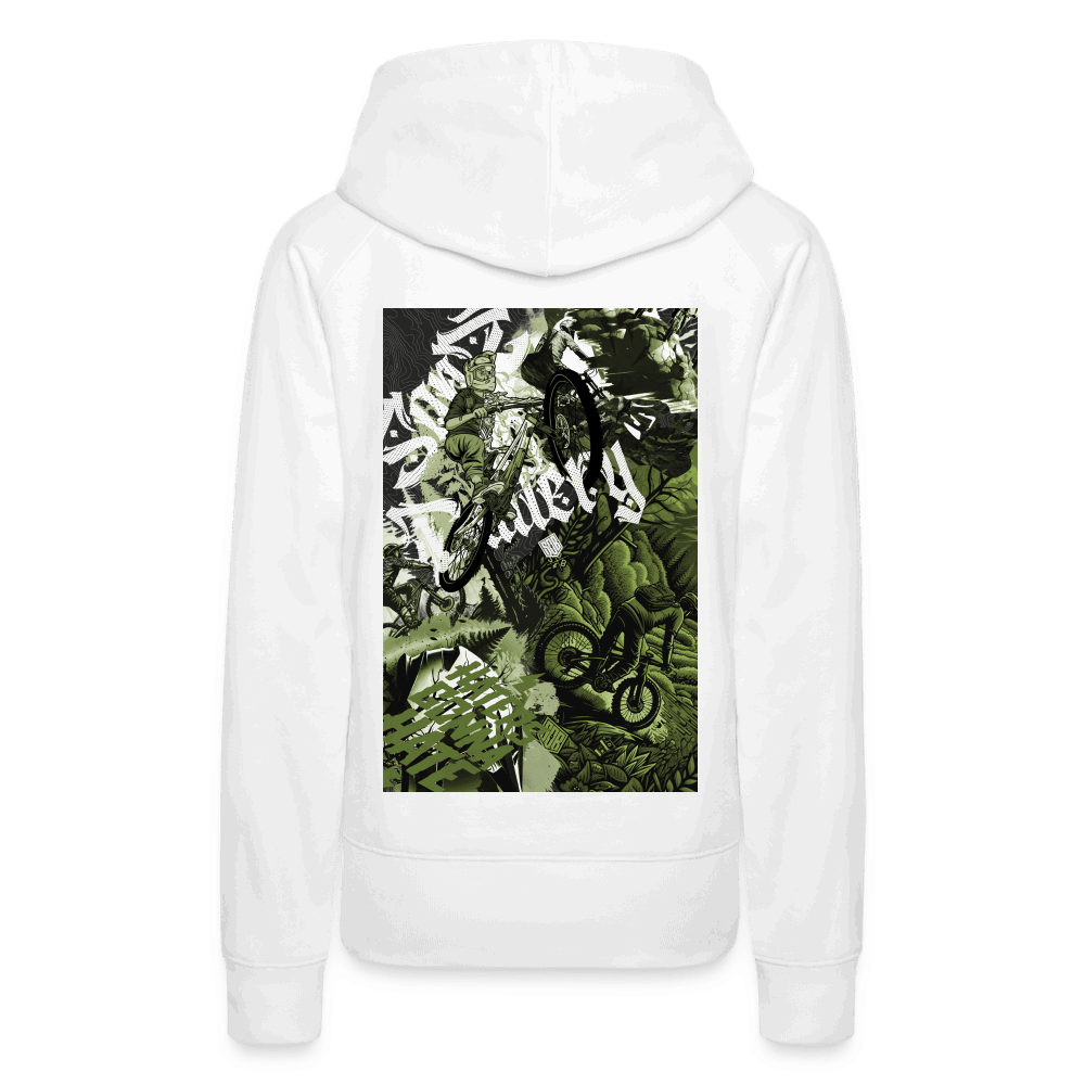 SPOD Frauen Premium Hoodie Collage - 2 Seiten bedruckt - Frauen Premium Hoodie E-Bike-Community