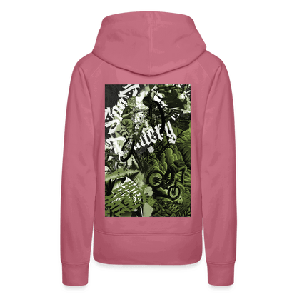 SPOD Frauen Premium Hoodie Collage - 2 Seiten bedruckt - Frauen Premium Hoodie E-Bike-Community