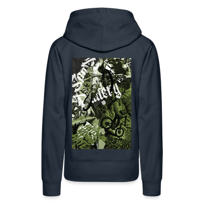 SPOD Frauen Premium Hoodie Collage - 2 Seiten bedruckt - Frauen Premium Hoodie E-Bike-Community