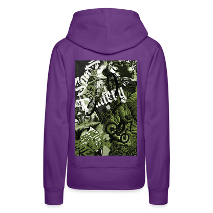 SPOD Frauen Premium Hoodie Collage - 2 Seiten bedruckt - Frauen Premium Hoodie E-Bike-Community