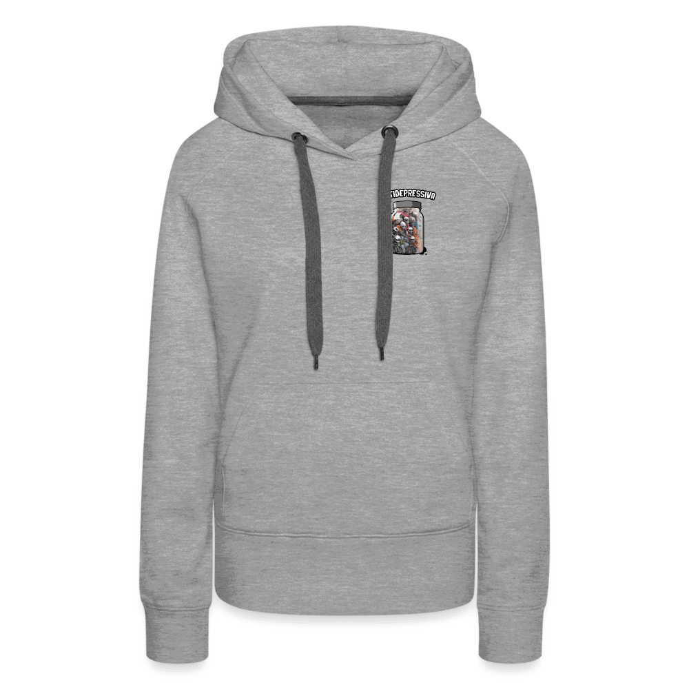 SPOD Frauen Premium Hoodie Grau meliert / S Antidepressiva - Frauen Premium Hoodie E-Bike-Community