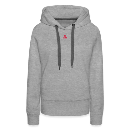 SPOD Frauen Premium Hoodie Grau meliert / S Collage - 2 Seiten bedruckt - Frauen Premium Hoodie E-Bike-Community