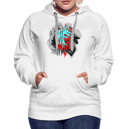 SPOD Frauen Premium Hoodie Haters gonna Hate Fullface - Frauen Premium Hoodie E-Bike-Community