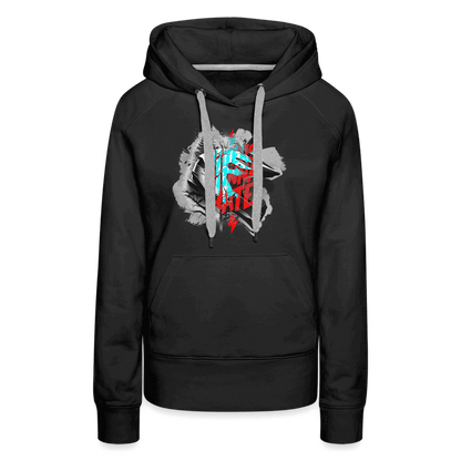 SPOD Frauen Premium Hoodie Haters gonna Hate Fullface - Frauen Premium Hoodie E-Bike-Community