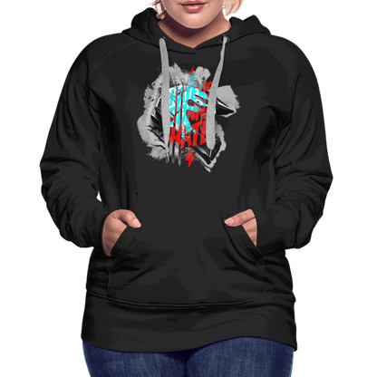 SPOD Frauen Premium Hoodie Haters gonna Hate Fullface - Frauen Premium Hoodie E-Bike-Community