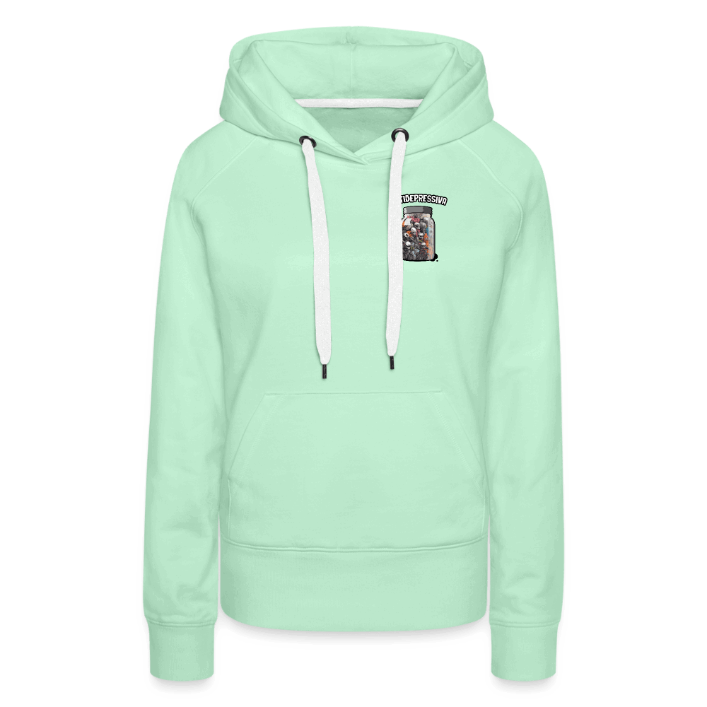 SPOD Frauen Premium Hoodie helles Mintgrün / S Antidepressiva - Frauen Premium Hoodie E-Bike-Community