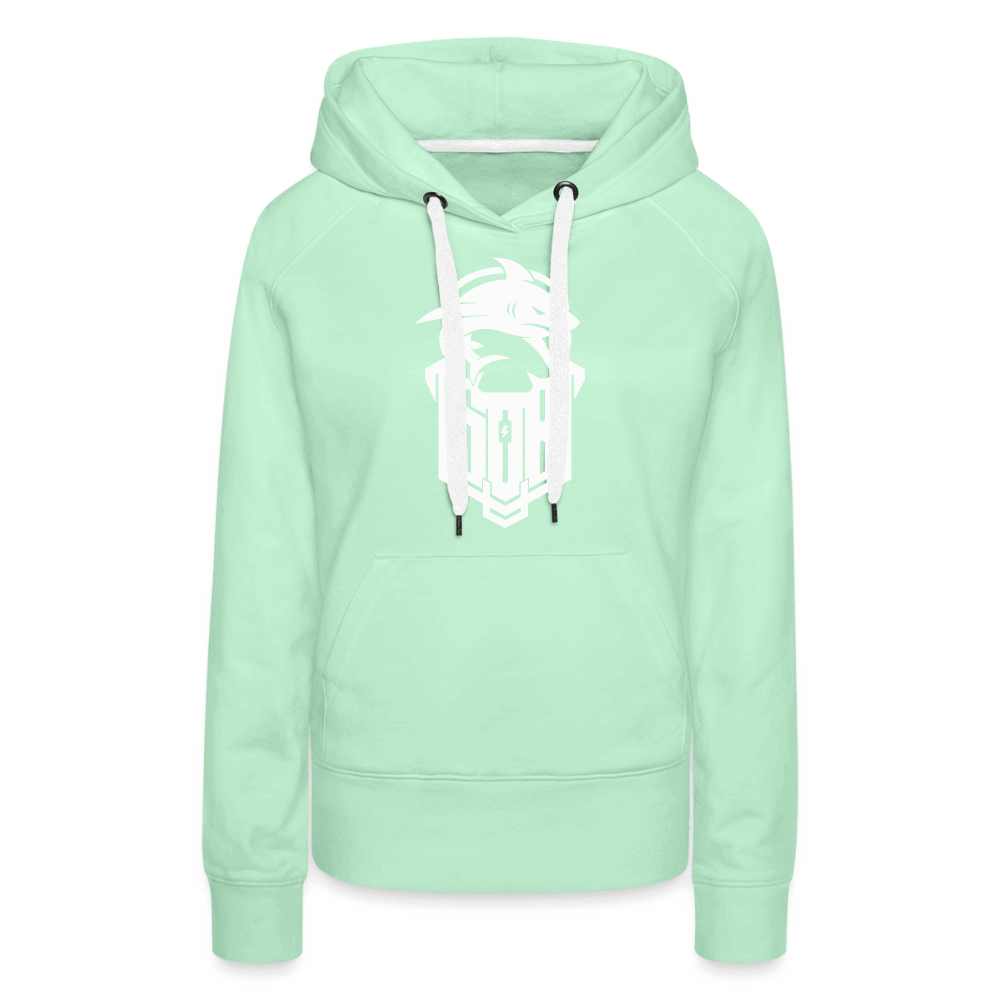 SPOD Frauen Premium Hoodie helles Mintgrün / S Hai Bike - Frauen Premium Hoodie E-Bike-Community