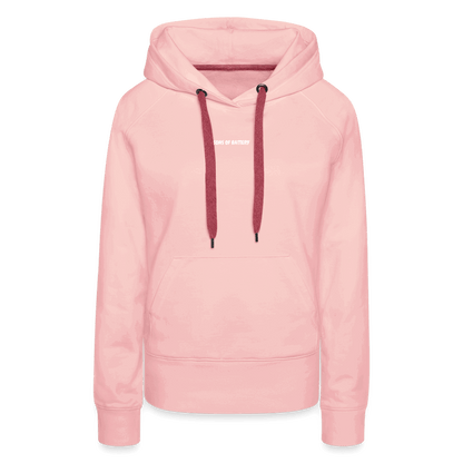 SPOD Frauen Premium Hoodie Kristallrosa / S 60s Electroholic - Flock - Frauen Premium Hoodie E-Bike-Community