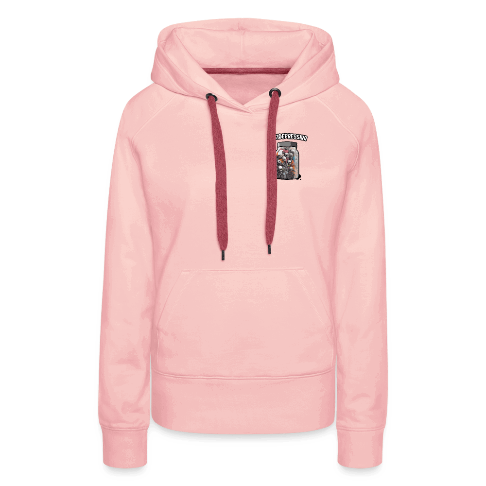 SPOD Frauen Premium Hoodie Kristallrosa / S Antidepressiva - Frauen Premium Hoodie E-Bike-Community