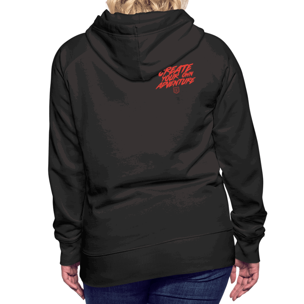 SPOD Frauen Premium Hoodie LOSE THE PATH - CREATE YOUR OWN ADVENTURE! Woman Hoodie E-Bike-Community