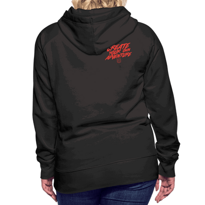 SPOD Frauen Premium Hoodie LOSE THE PATH - CREATE YOUR OWN ADVENTURE! Woman Hoodie E-Bike-Community